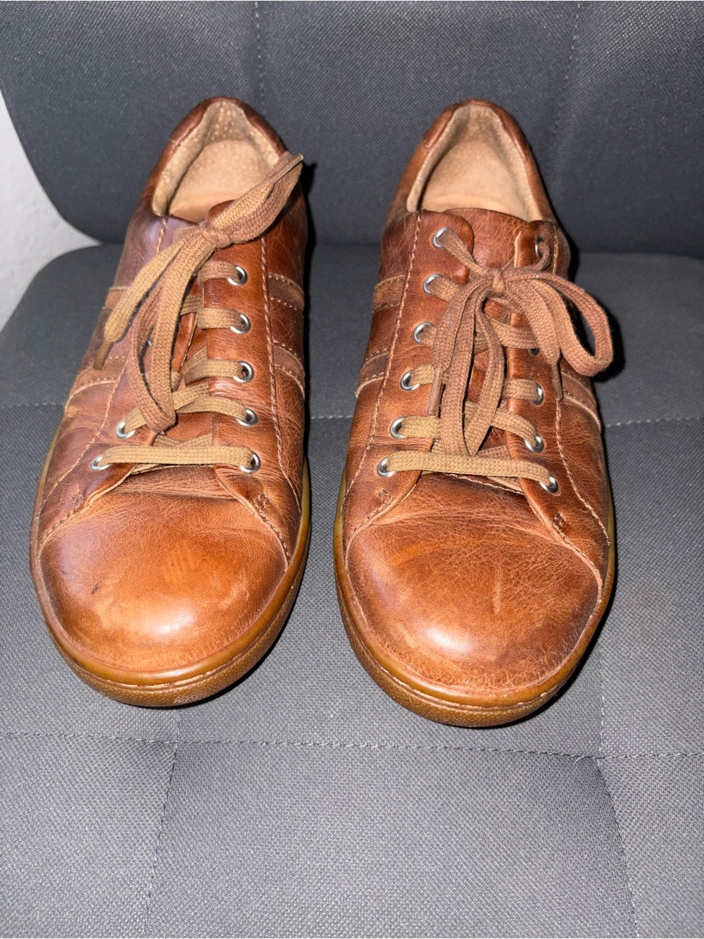 Born Men's Tan/Brown Leather Sneakers